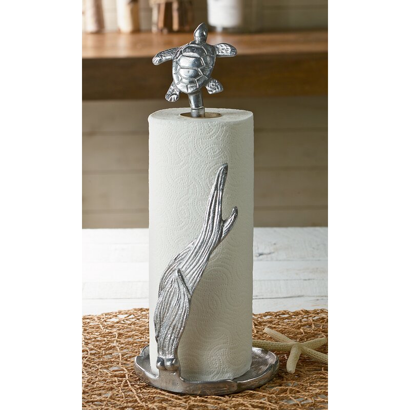 Rosecliff Heights Swimming Sea Turtle FreeStanding Paper Towel Holder & Reviews Wayfair